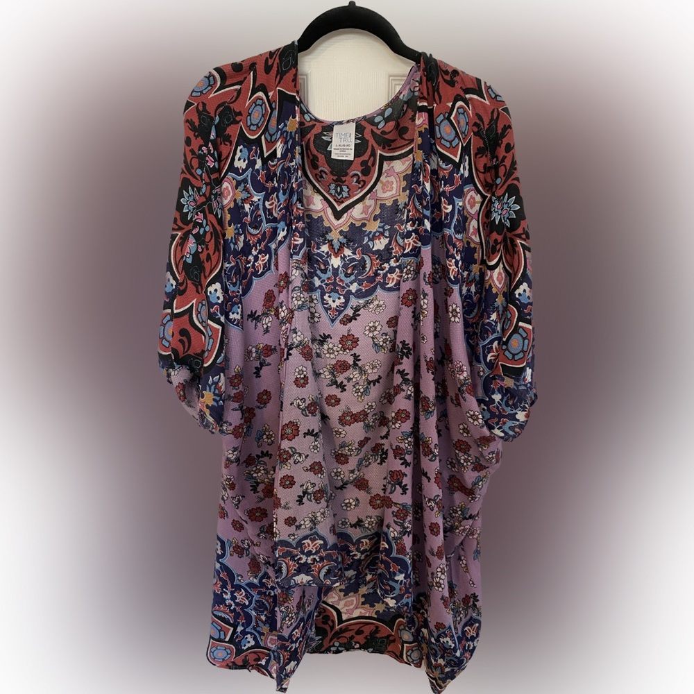 Beautiful colorful lightweight cardigan